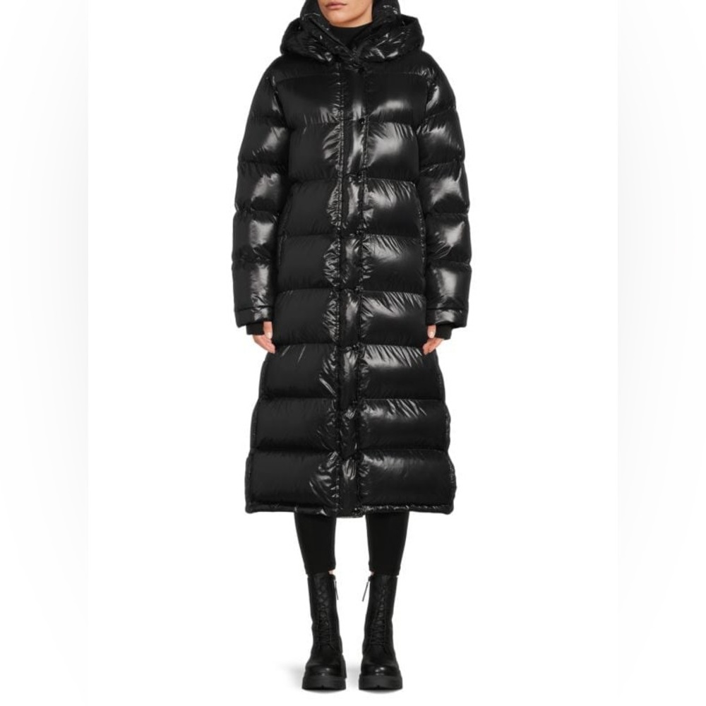 S13 Harper Gloss Long Puffer Jacket